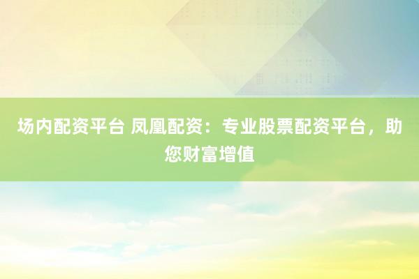 场内配资平台 凤凰配资：专业股票配资平台，助您财富增值