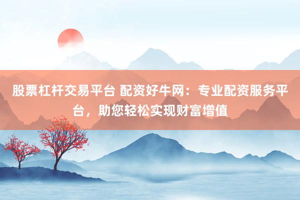 股票杠杆交易平台 配资好牛网:专业配资服务平台,助您轻松实现财富增值